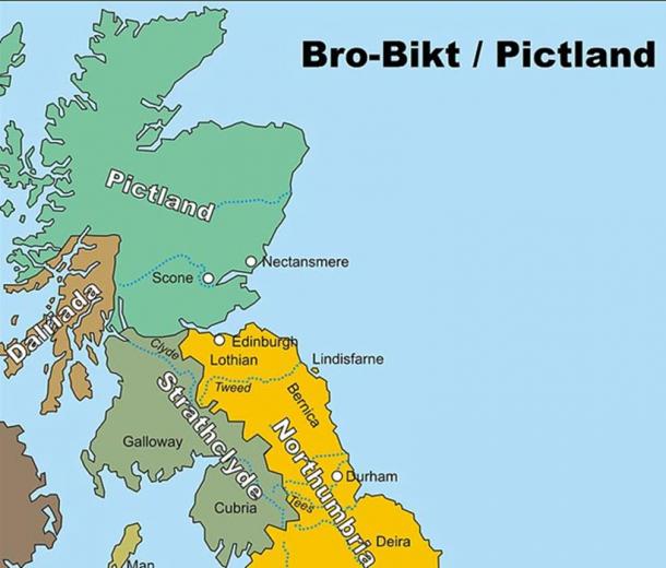 Carte de Pictland. 