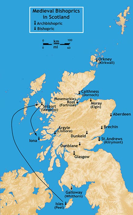 Les évêchés de l'Écosse médiévale