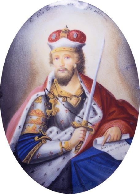 Médaillon du Grand Prince Saint-Alexandre Nevski. (Jan Arkesteijn / Domaine public)