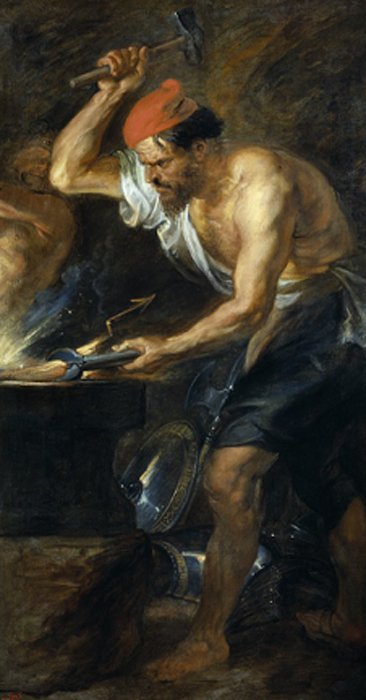 Héphaïstos était le dieu des forgerons et le forgeron des dieux. (Shuishouyue / Domaine public)