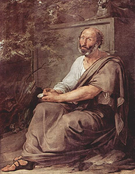 Un portrait d'Aristote imaginé par l'artiste Francesco Hayez.