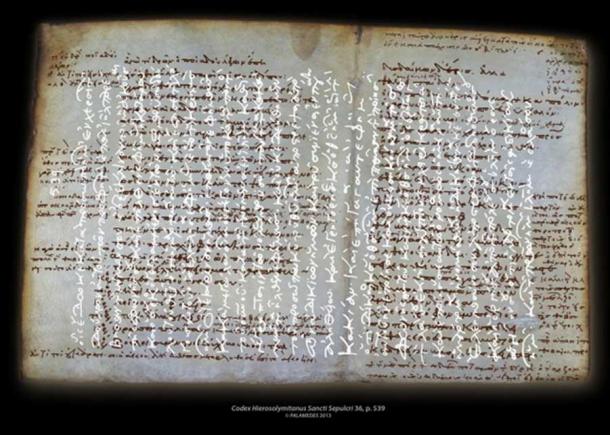 Codex Hierosolymitanus Sancti Sepulcri 36, p. 539