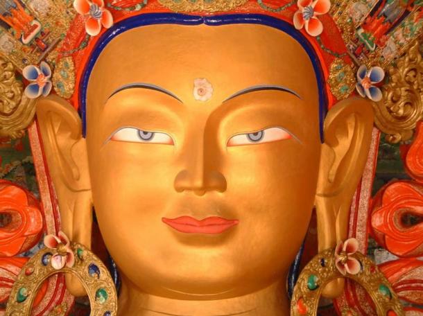 Maitreya, avec un troisième oeil développé