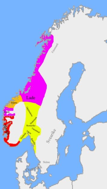 La division de la Norvège par le roi Harald Fairhair. (Tokle / Domaine public)