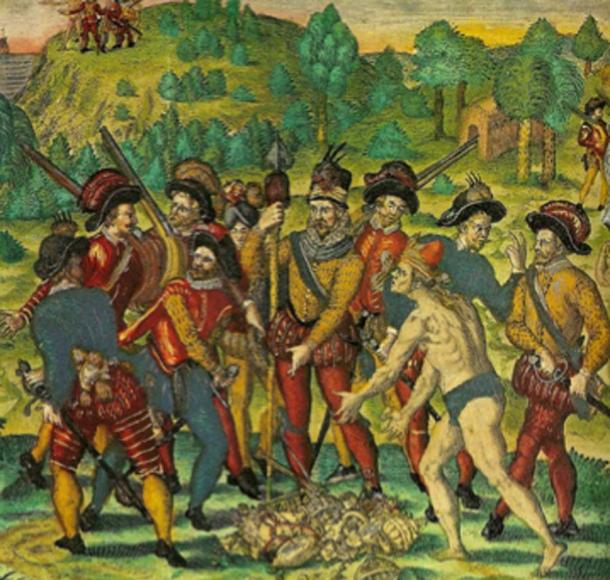 Bien que la rançon ait été payée pour la libération d'Atahualpa, il a été exécuté par les Espagnols, mettant ainsi fin à l'empire inca. (Nathan Hughes Hamilton / CC BY-SA 2.0)