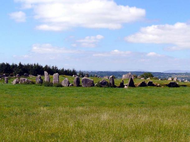 Cercle de pierres de Beltany en Irlande. (Domaine public)