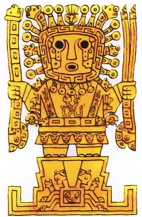 Représentation du dieu inca Viracocha