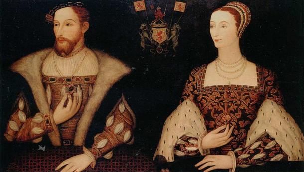 James V d'Écosse et Marie de Guise, les parents de Marie. (Domaine public)