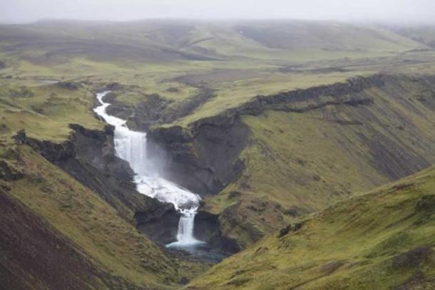 Elle fait partie de la fissure d'Eldgjá, dans le sud de l'Islande. Crédit : Clive Oppenheimer