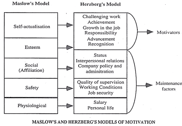 Pourquoi la théorie de la motivation de Maslow et Herzberg est-elle différente ?